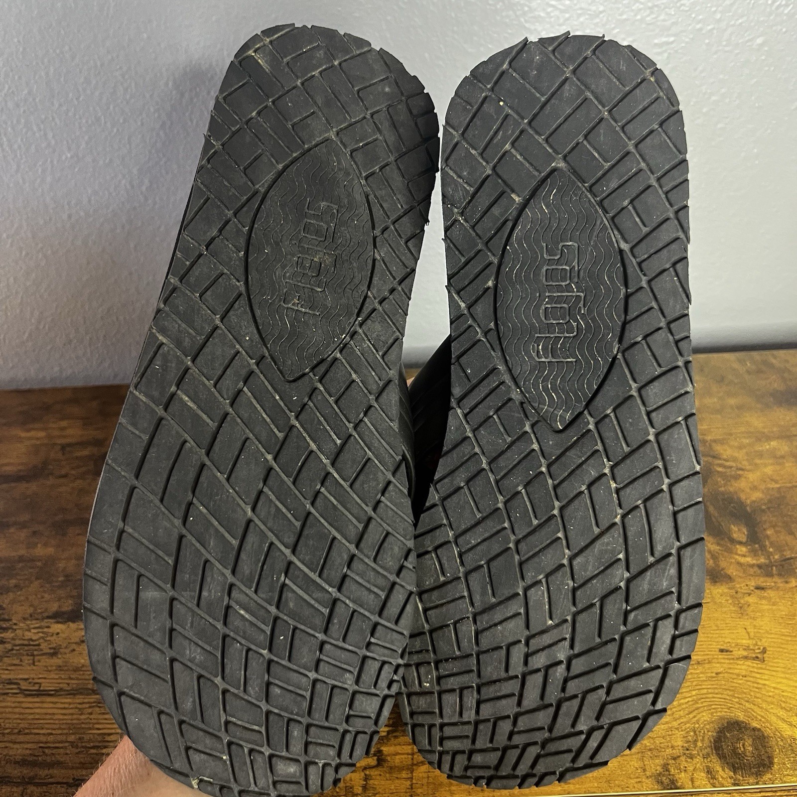 APL Flojos Sandali Perizoma Cinturino Donna 8 Nero Schiuma Spiaggia Casual Slip On