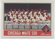 1976 Topps Team Checklist Chicago White Sox Chuck Tanner #656 0w6