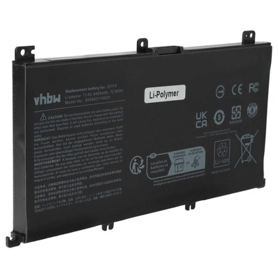 Akku für Dell Inspiron 15 7557 15 7000 7567 15 7000 7567 Gaming 6400mAh 11,4V