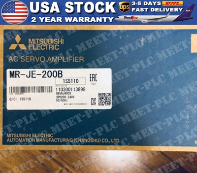 #ad 1PCS Mitsubishi MR JE 200B MRJE200B Servo Drive In Box New US Free TAX $404.26