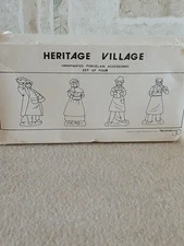 Dept 56 Heritage Village Shop Keepers w/Box #5966-8 Set 4 Figurines 