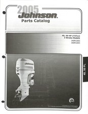 Catalogo ricambi Johnson 2005 per modelli 40, 50 CV 737cc 2 tempi J40PLSOC J50PLSOC