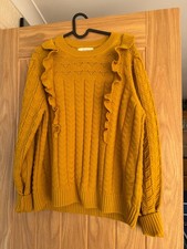 Marks And Spencer Per Una Mustard Jumper Size 18 Cost £39.50