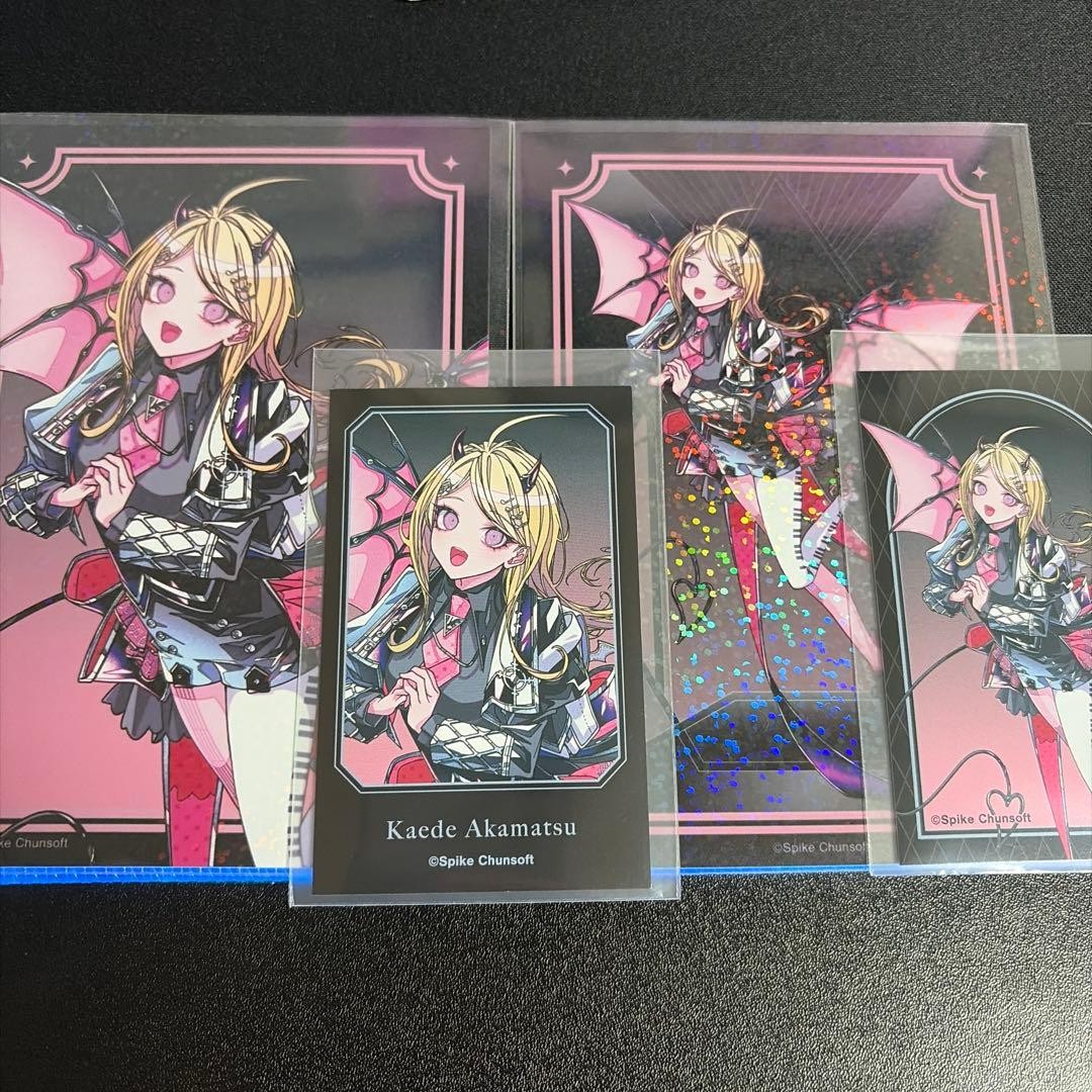 danganronpa-kaede-akamatsu-bromide-illustration-card-ebay-uk