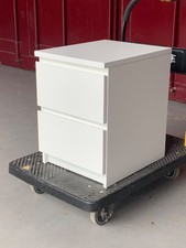MALM IKEA chest of 2 drawers, white, Ref 01