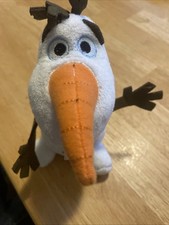 Disney Frozen Olaf The Snowman 8" Stuffed Plush w/ Clip-on by Dan Dee RARE