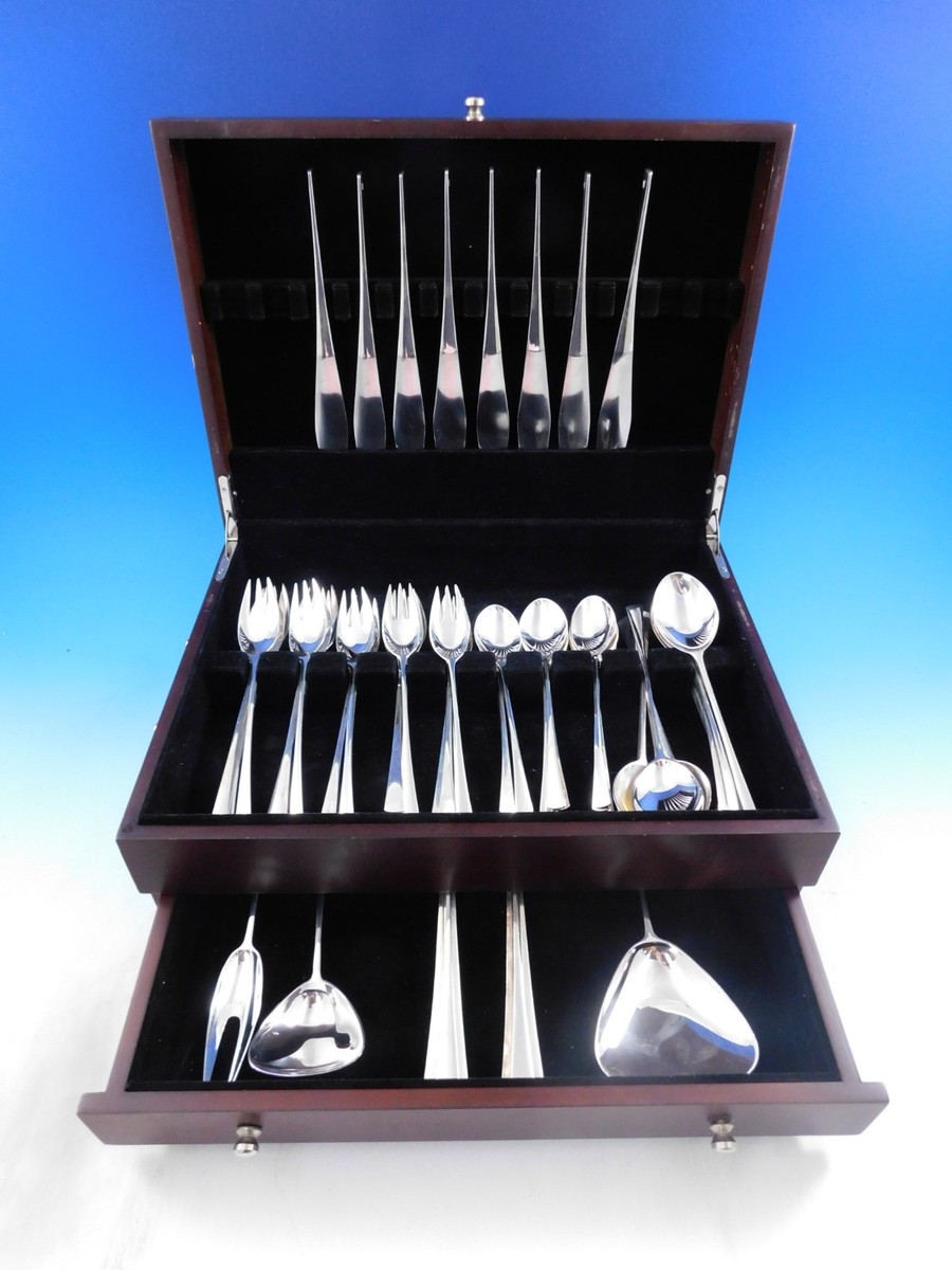 Tjorn by Dansk Sterling Silver Flatware Set 8 Service 50 Pieces