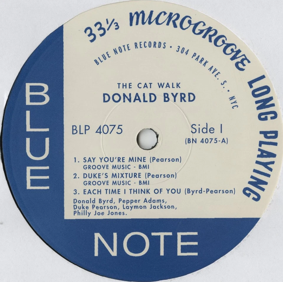 Donald Byrd LP The Cat Walk US Blue Note Stereo BLP 4075 Pearson Adams Jones - Image 3 of 4