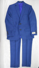 Boys T.O. Bluish-Green 2PC. Suit Husky Size 10