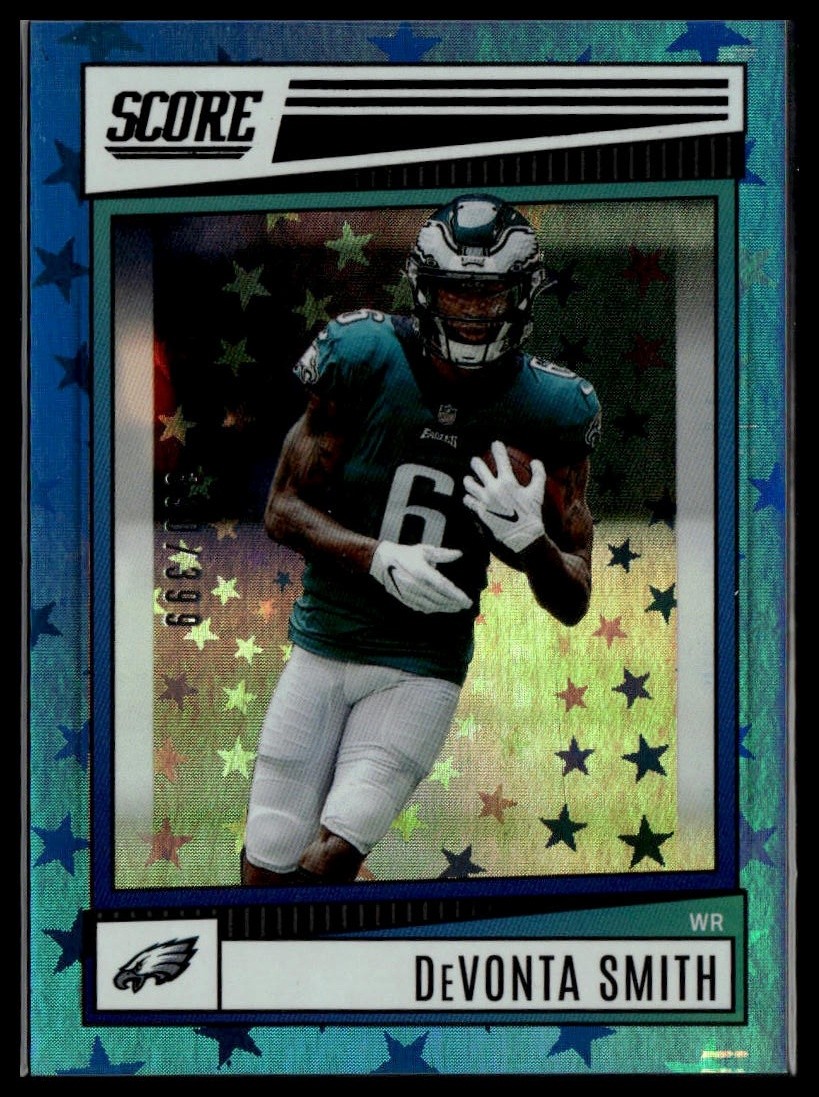 2022 Score #242 DeVonta Smith Stars #/399