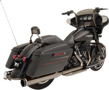 1800-1968 NEW KROMEWERKS 2-INTO-2 CROSSOVER W/4" ECLIPSE MUFFERS FITS 2009-2016