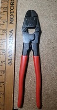 Snap-On HL9CP 9" Red Rubber Handle High Leverage Diagonal Cutter Pliers USA