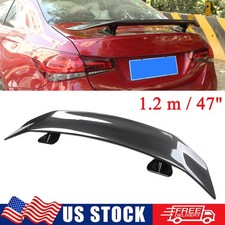 47 Universal Trunk Spoiler Sport Style Car Rear Wing Carbon Fiber With Adhesive 47 Universal Trunk Spoiler Sport Style Car Rear Wing Carbon Fiber With Adhesive