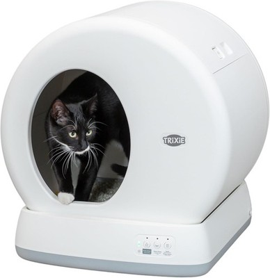 Selbstreinigende Katzentoilette oben offen automatisch Katzentoilette pflegeleicht