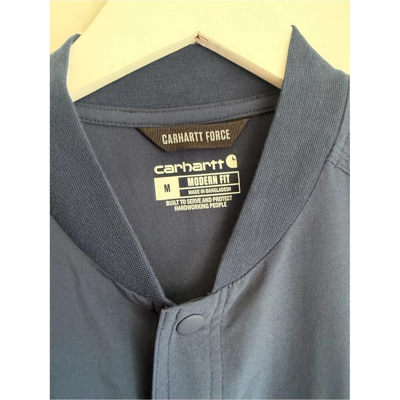 Carhartt Snap-Front Lightweight Unisex Adult Force Essentials Scrub Chore Coat image 3