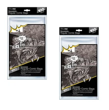 (200) Ultra Pro Resealable Regular Modern Size Comic Book Storage Bags