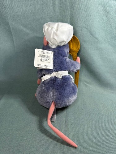 Disney Parks Chef Remy Ratatouille Plush Doll Stuffed Mouse 8" - Picture 4 of 6