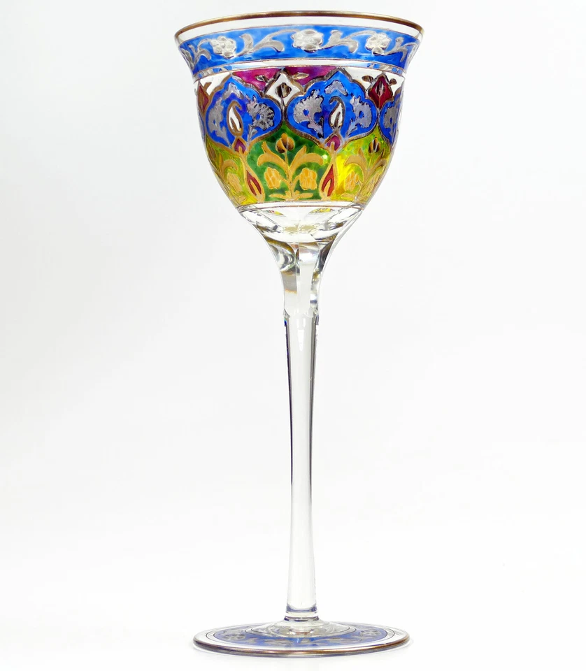 Stängelglas Römer Jodhpur Fritz Heckert um 1900 Jugendstil Weinglas S2 - Bild 1 von 4