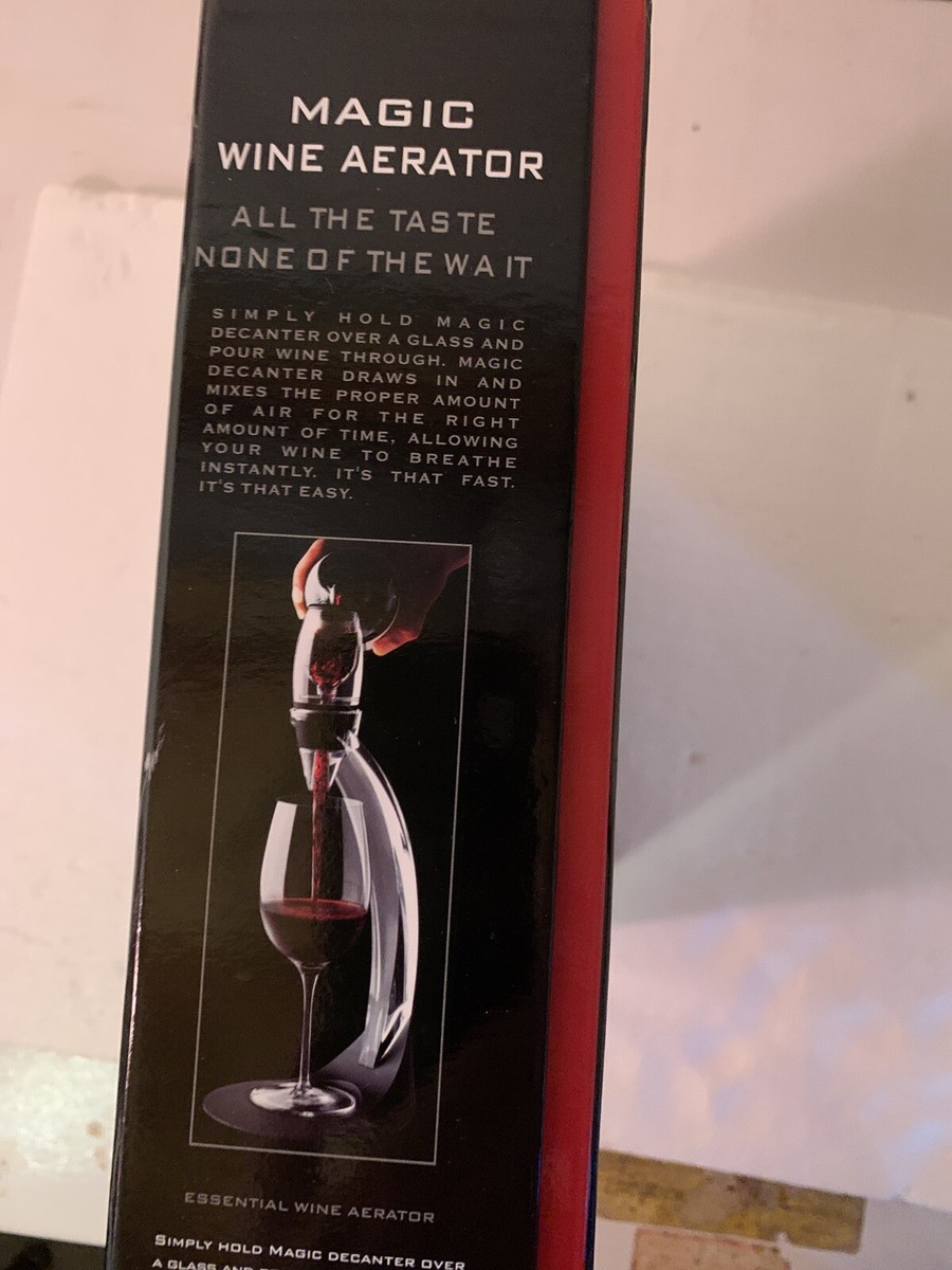 Magic Deluxe Wine Aerator Set Essential Decanter Gift Box | eBay