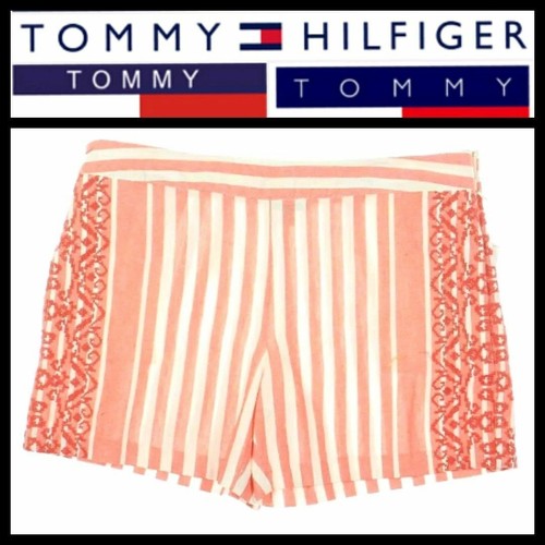$90 Tommy Hilfiger Red White Striped 