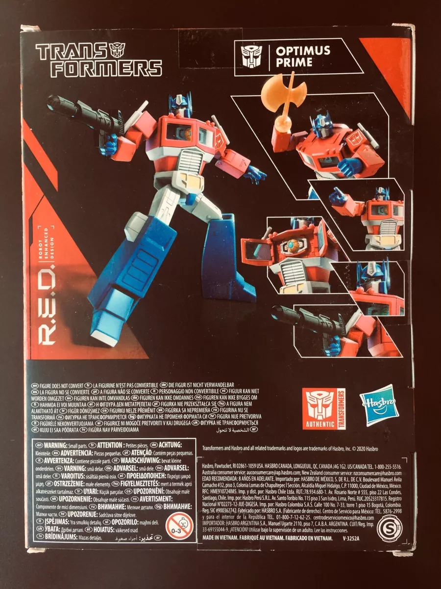 Transformers R.E.D. Series Prime Optimus Prime - 6-inch