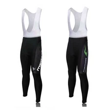 Merida Men's Cycling Bib Tights Gel Padded Cycling Long Bib Pants Lycra S-5XL