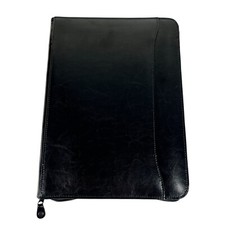 Leed's Padfolio Portfolio Folder Multi Functional Business Folder w/Zip Closure