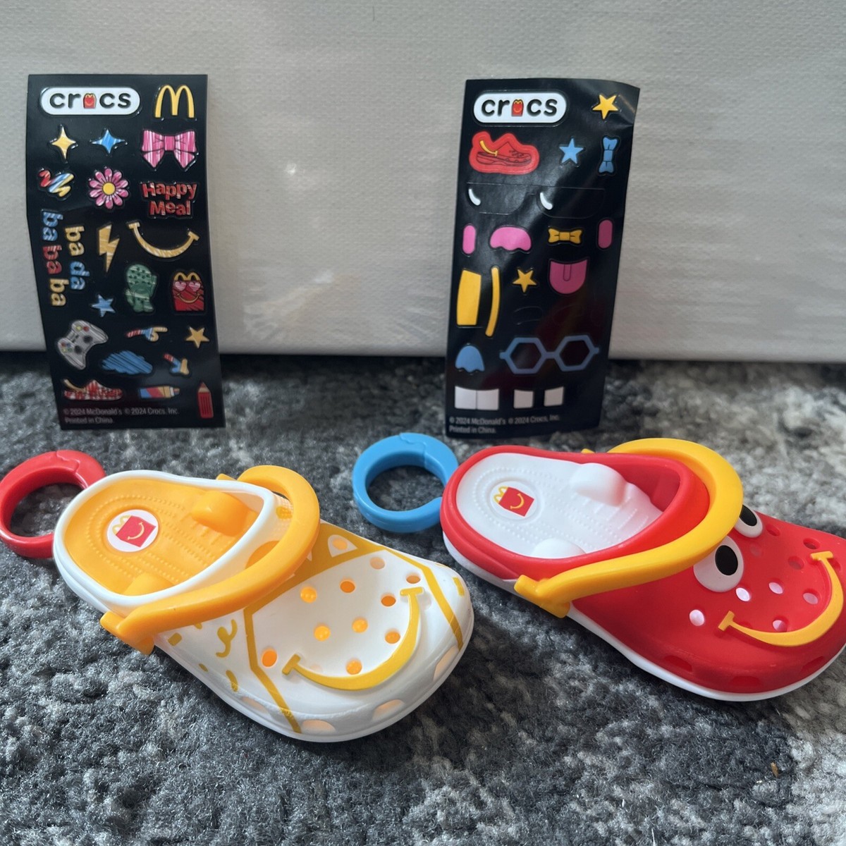 マクドナルド米国版ハッピーミールクロックス”コンプリート8種” 2024 CROCS USA McDonalds Full Set of 8 Collection Unboxing