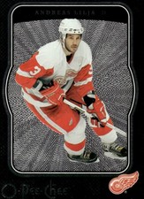 2007-08 O-Pee-Chee Micromotion Black 083/100 Andreas Lilja  Detroit Red Wings