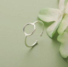 COS silver karma adjustable ring - one size