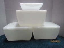 Q Tips Clear Plastic Containers LOT OF 3!