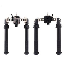 Bipiede a sgancio rapido V10 regolabile rotazione oscillante sinistra e destra 20 mm