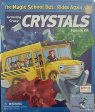 The Magic School Bus ~ Growing Crazy Crystals Science Kit ~ Age 5+ Brand New  