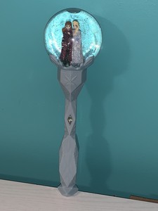 Frozen 2 Sisters Musical Snow Wand Costume Prop Scepter Plays 