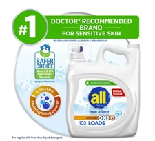 all Liquid Laundry Detergent with Advanced OXI Stain Removers 184.5oz 103loads