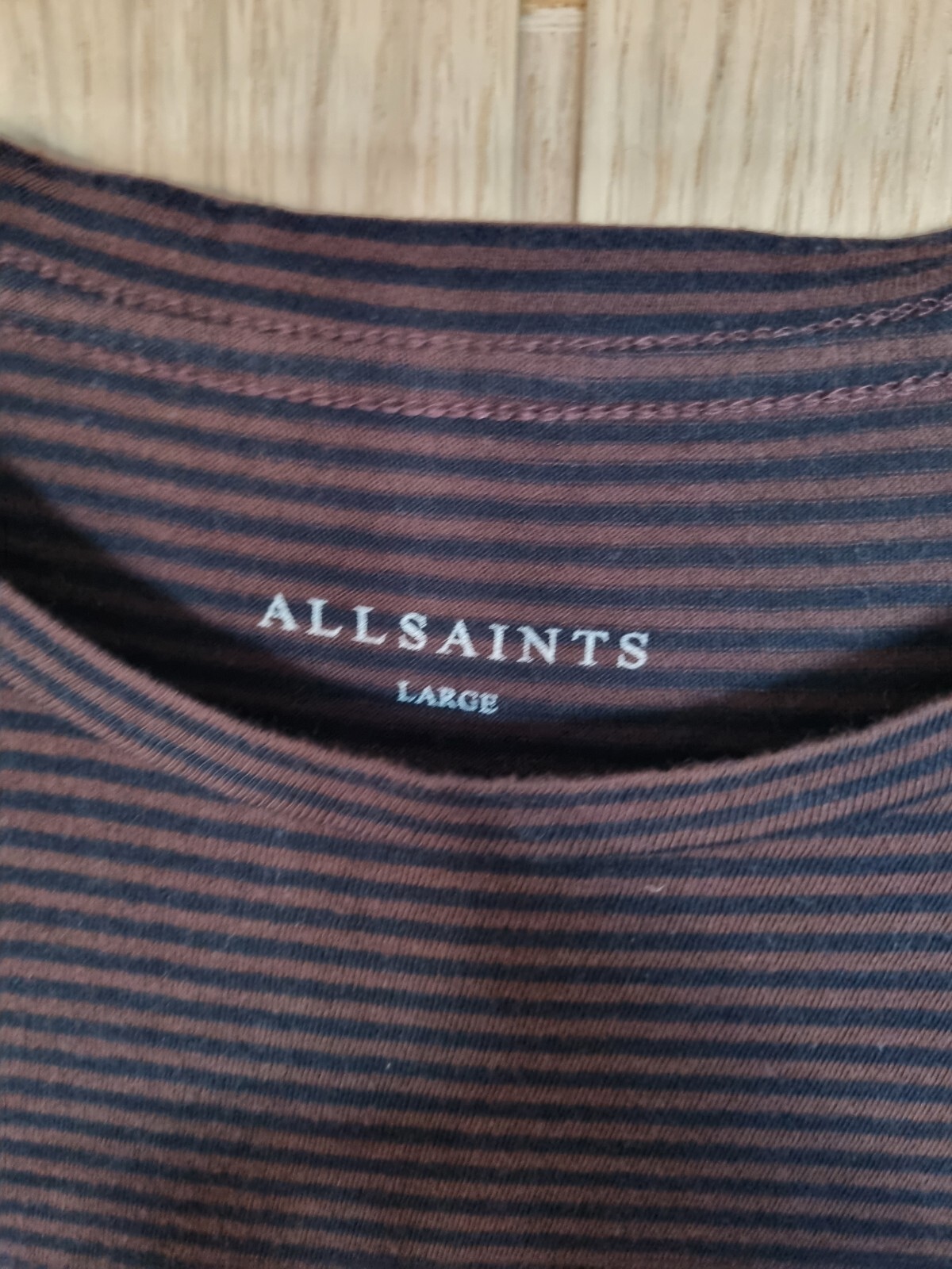 All Saints Men’s T shirt Black Large eBay
