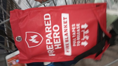 Emergency Fire Blanket - 1 Pack - Fire Suppression Blanket Prepared Hero!