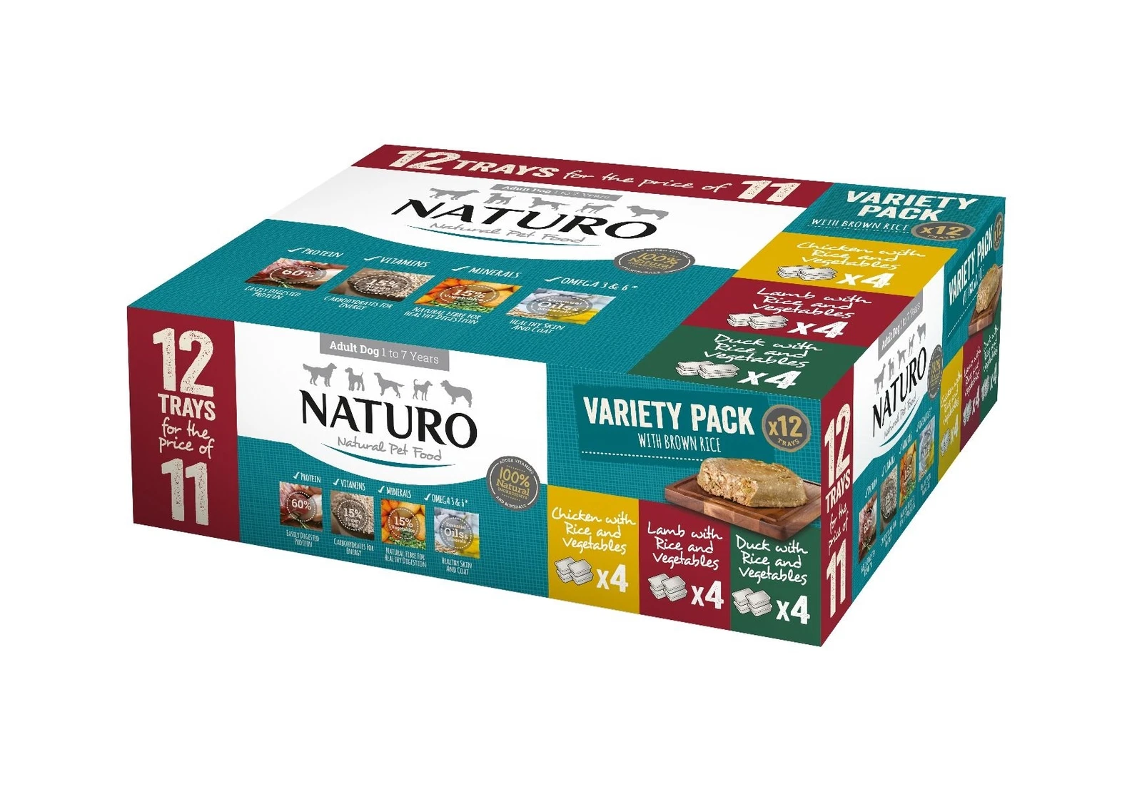 Adult Dog with Rice 400g x 12 Pack Variety Tray
Opens in a new window or tab