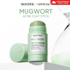 SKINTIFIC Mugwort Acne Clay Stick Masker Travel Friendly