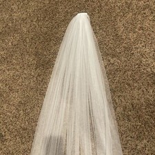 Bride Veil With Attached Comb