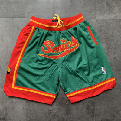 Seattle SuperSonics Green Shorts Basketball