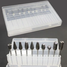 Tungsten Carbide Dental Acrylic Bur Drill 2.35mm Fit Teeth Handpiece 10pcs/set