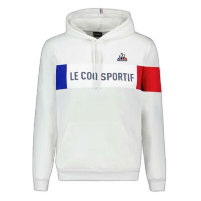 Men’s Hoodie Le coq sportif TRI HOODY NEW OPTICAL 2310015 White - Main Image