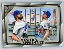 2020 Topps Gallery Master and Apprentice #MA8 Walker Buehler Clayton Kershaw