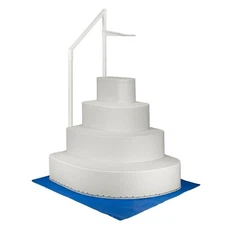 Aqua Select Above Ground Swimming Pool Entry System Step w/ Pad - (Choose Color)