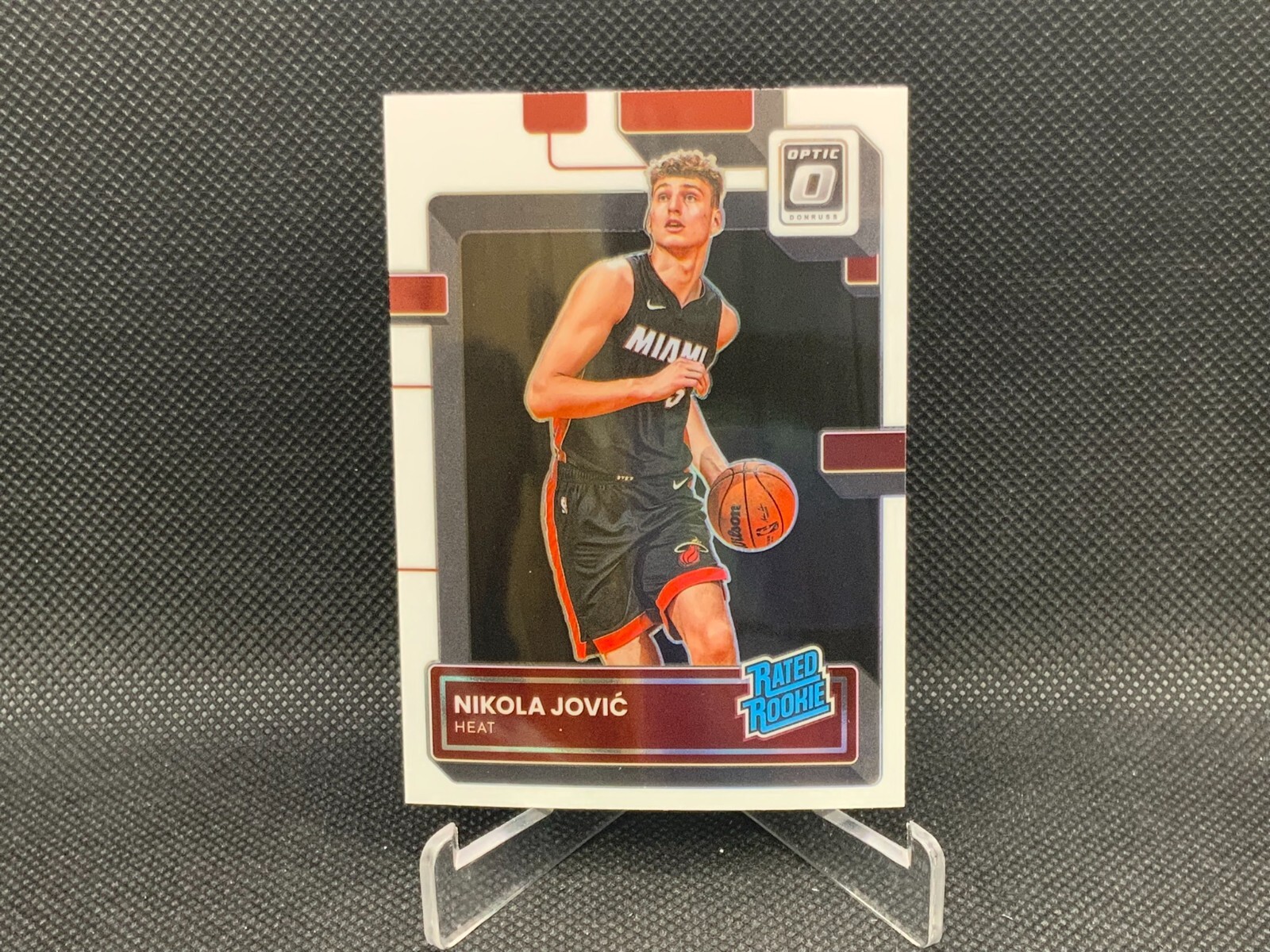 2022-23 Donruss Optic NIKOLA JOVIC Rated Rookie RC #224 Miami Heat