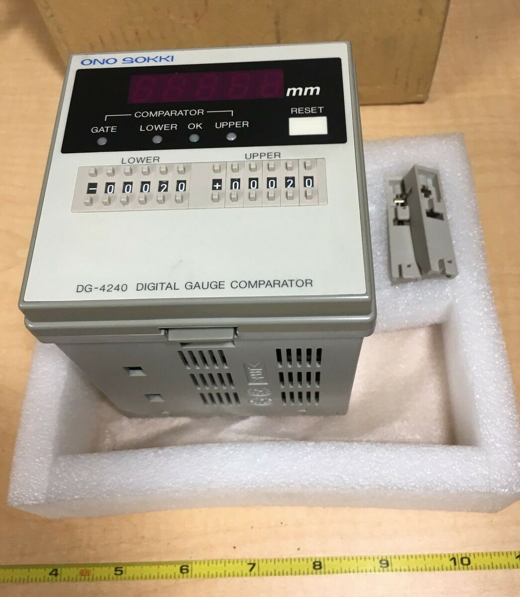 大注目】 Ono Sokki Sokki DG-4240 Digital DG-4240 ONO Comparator USED (Used  Comparator in working condition) DG4240 Gauge