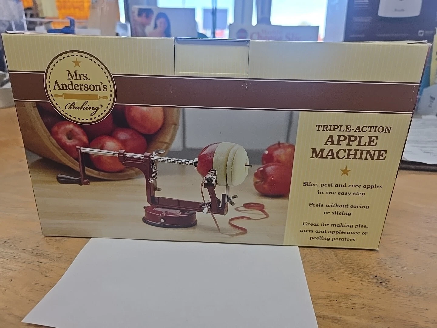 HIC Mrs.Anderson's- Triple Action Apple Machine(works for potatos too!)