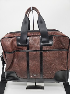 Furla Uomo Genuine Leather EMBOSSED Elephant KeepAll Weekend