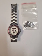 Sun Time Competitor Texas A&M Men's Licensed NCAA Watch